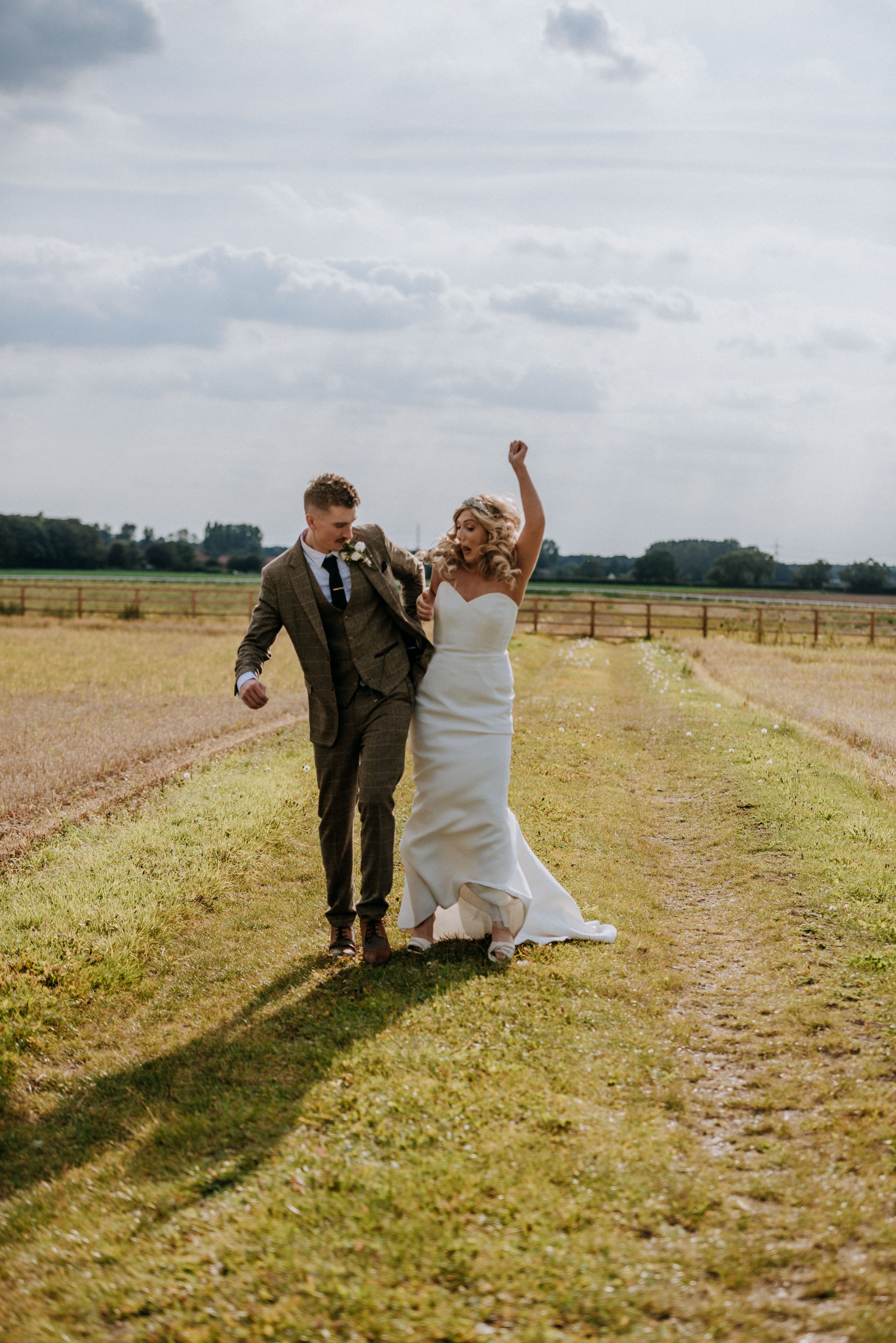 A real wedding at Barmbyfield Barns