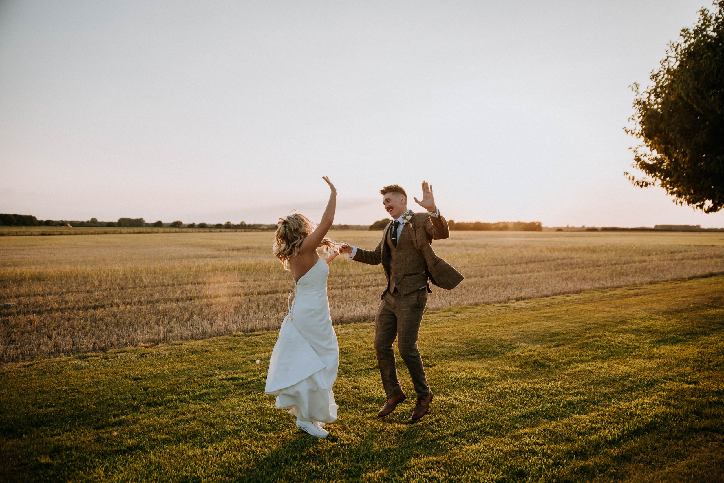 A real wedding at Barmbyfield Barns