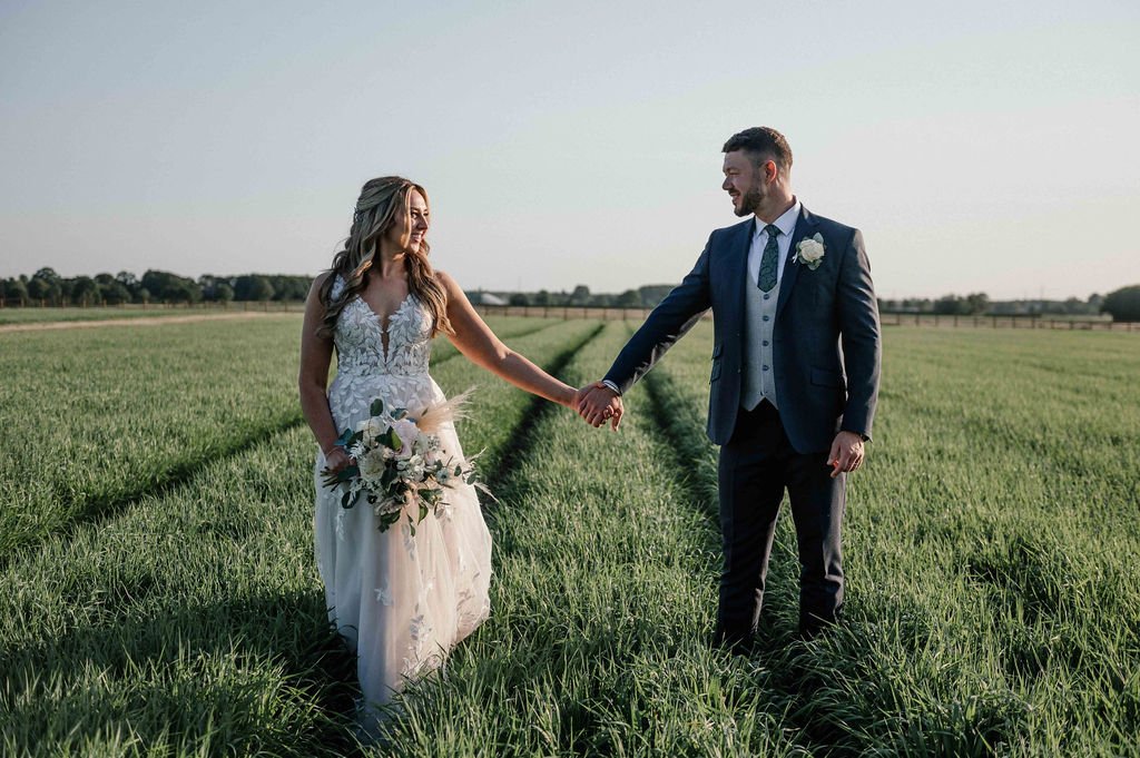 A real wedding at Barmbyfield Barns