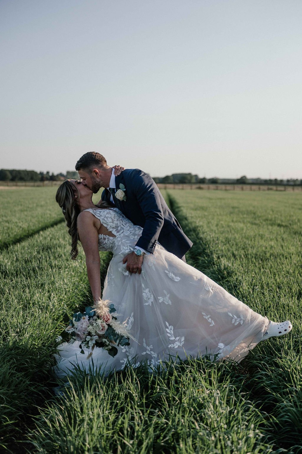 A real wedding at Barmbyfield Barns