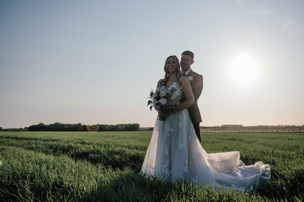 A real wedding at Barmbyfield Barns