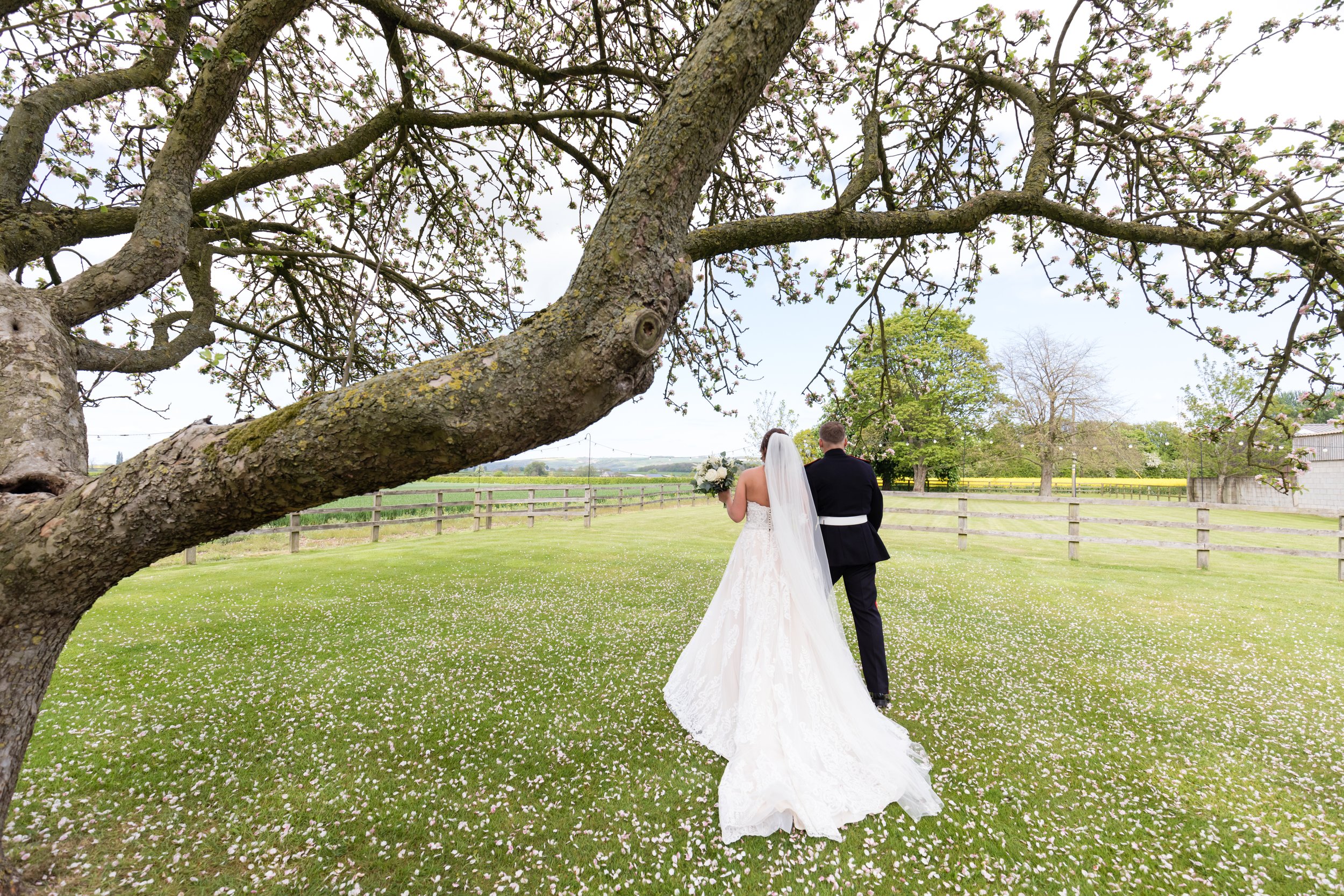 A real wedding at Barmbyfield Barns