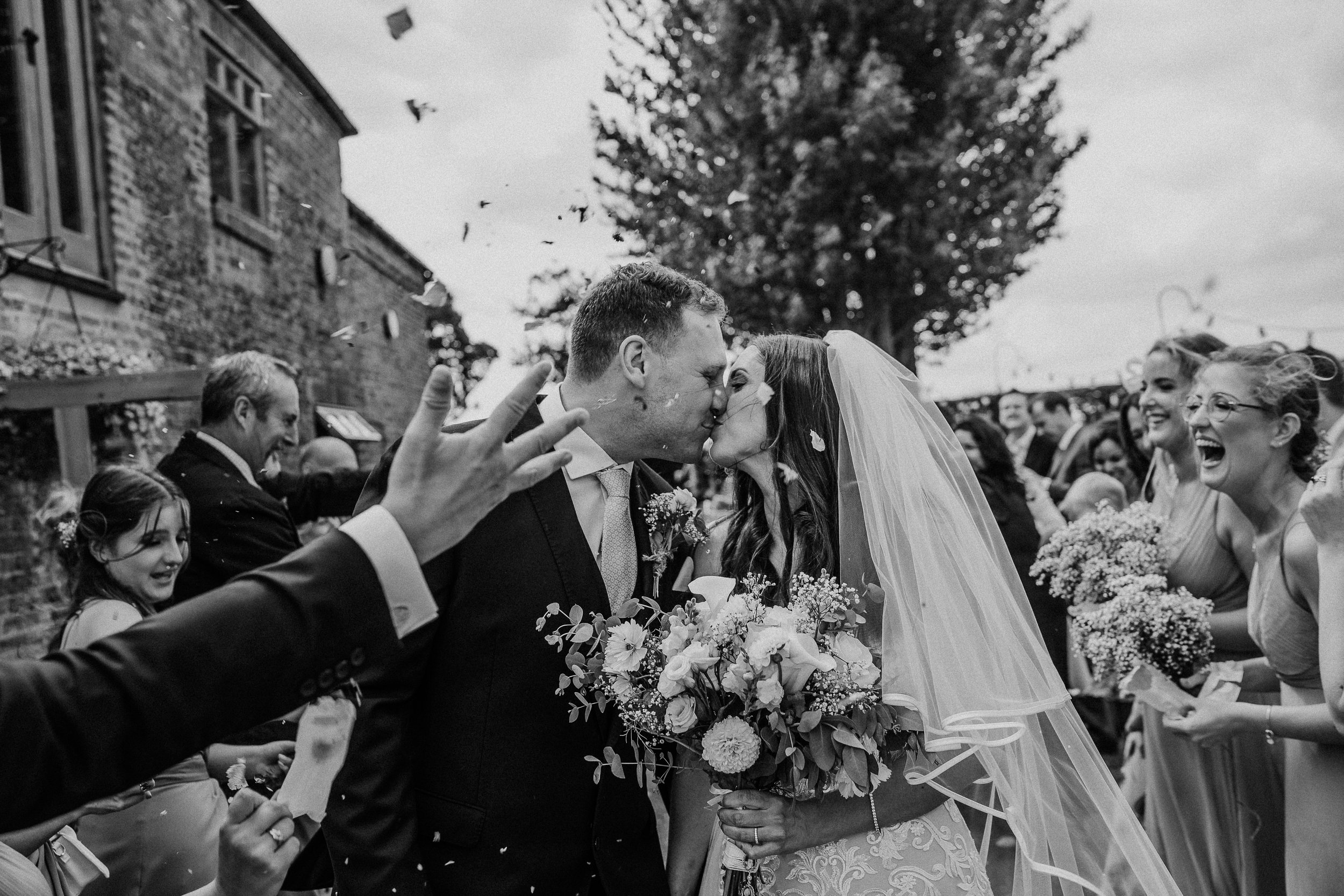A real wedding at Barmbyfield Barns